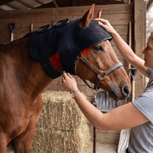 Equine Red Light Head Wrap