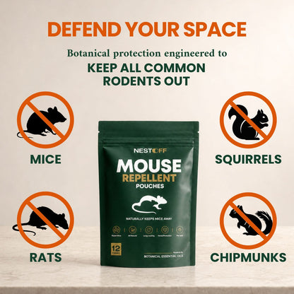 Natural Rodent Deterrent Pouches