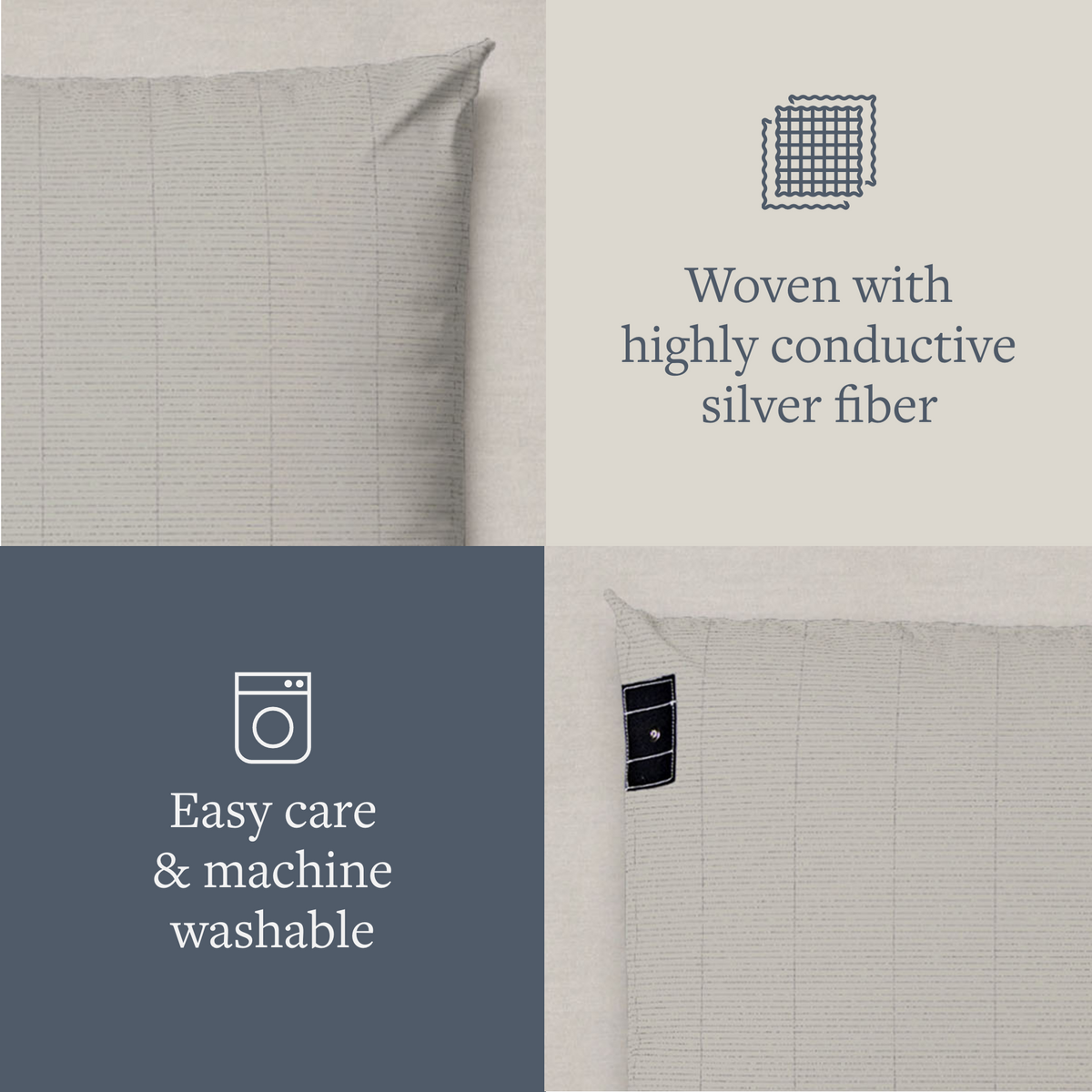 Organic Cotton Grounding Pillowcase