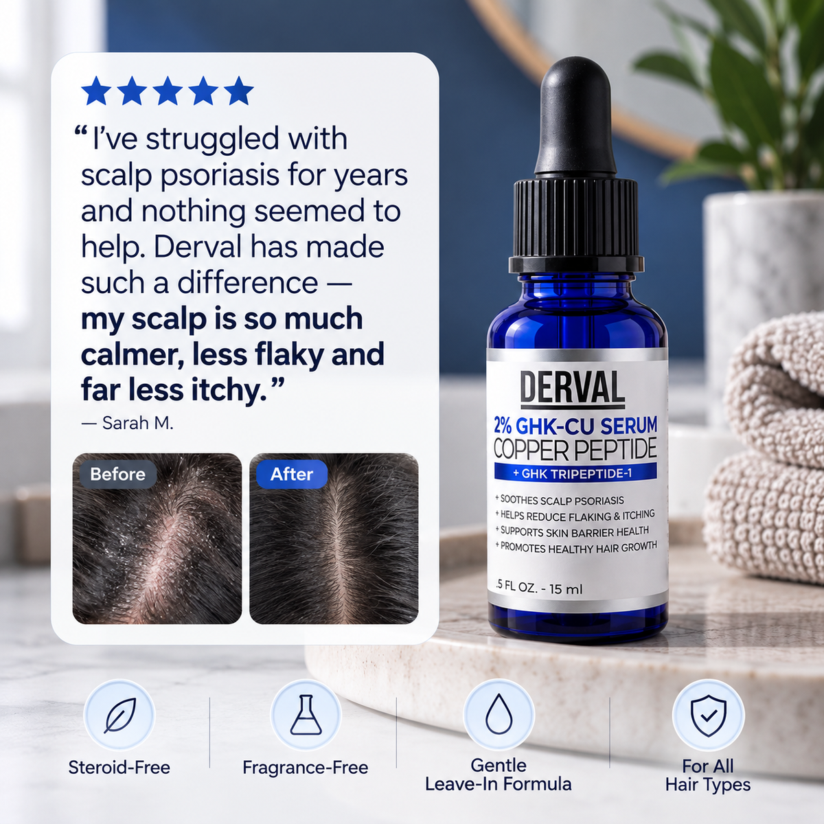 Copper Peptide Scalp Serum