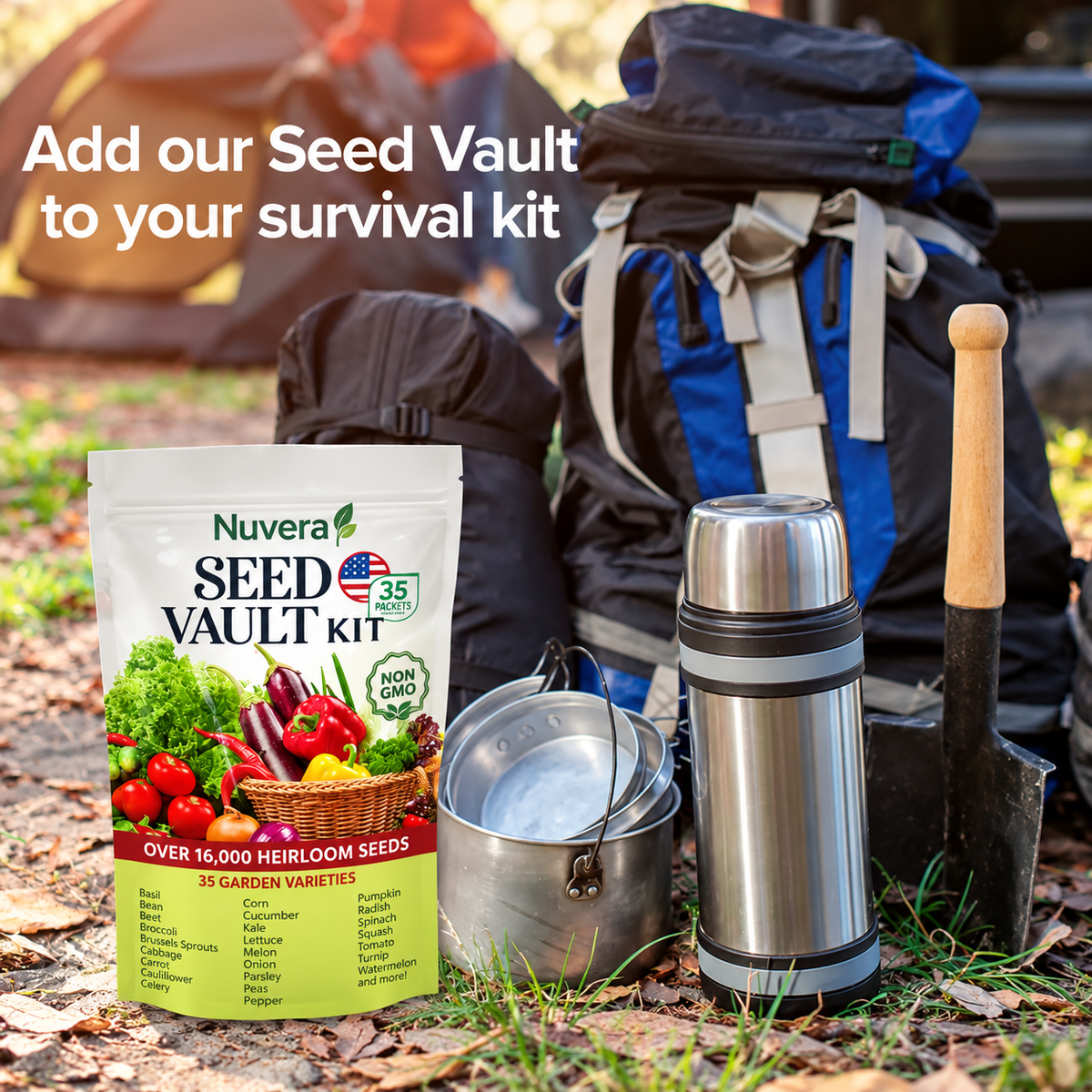 Seed Vault Kit - 35 Variety Pack