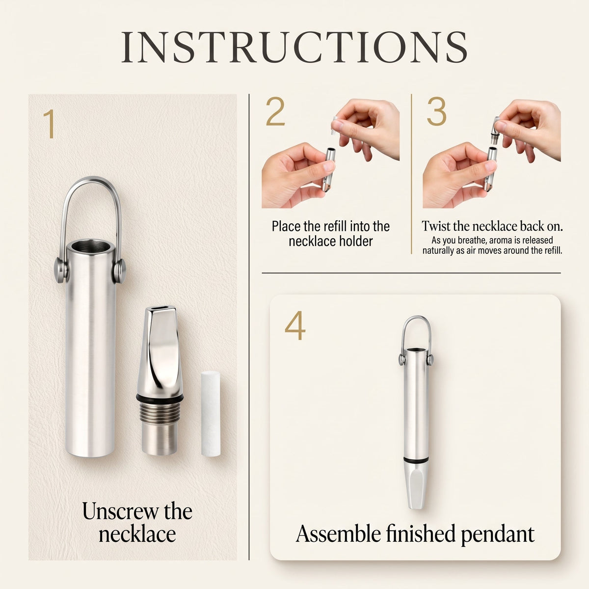 Mindful Breathing Necklace