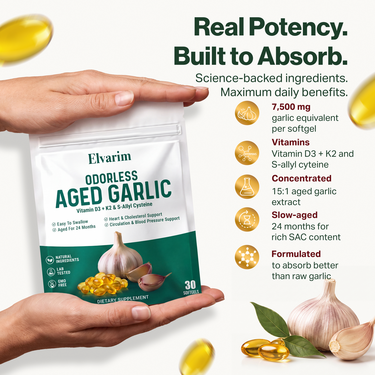 Aged Garlic Extract Softgels