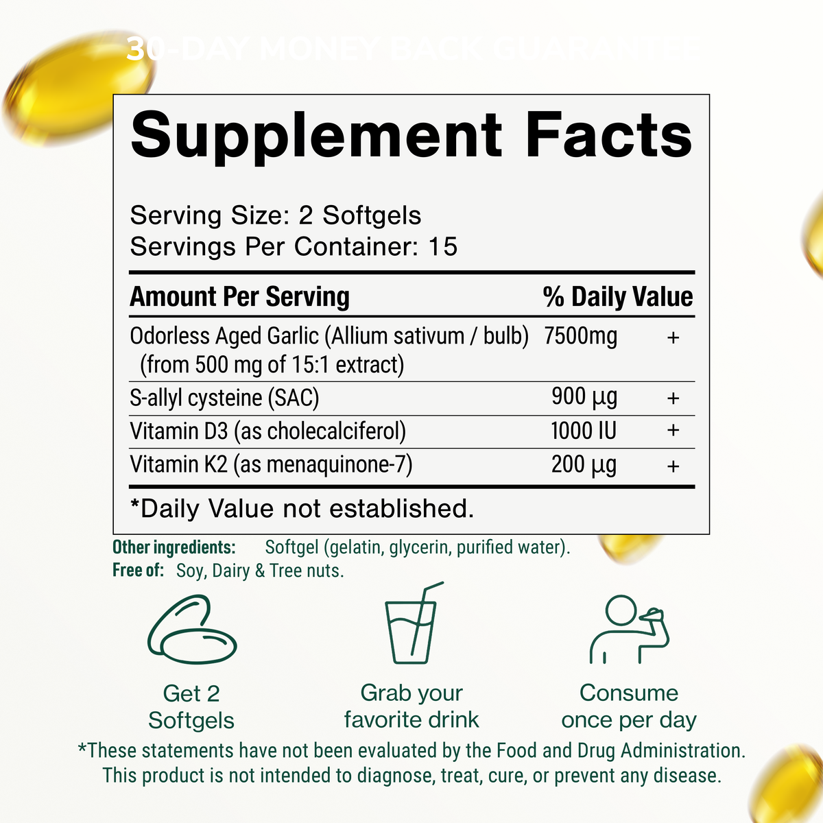 Aged Garlic Extract Softgels
