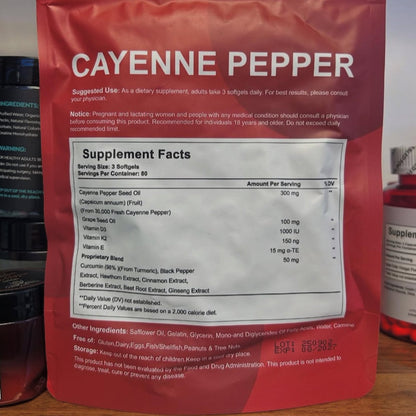 Capsaicin Softgels