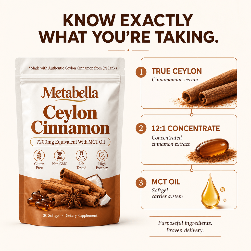 Ceylon Cinnamon Softgels with MCT