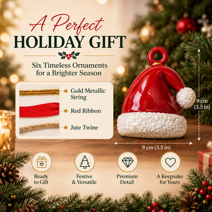 Bulldog Holiday Ornament Set