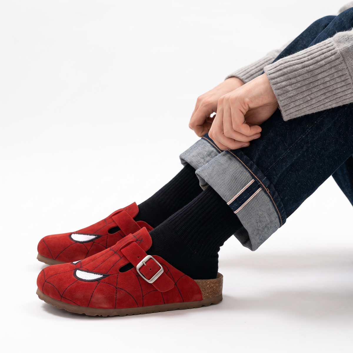 Crimson Web Statement Clogs