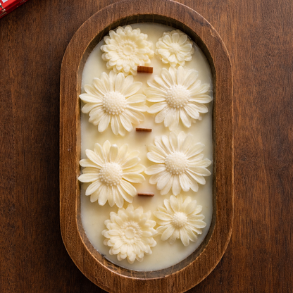Daisy Dough Bowl Candle