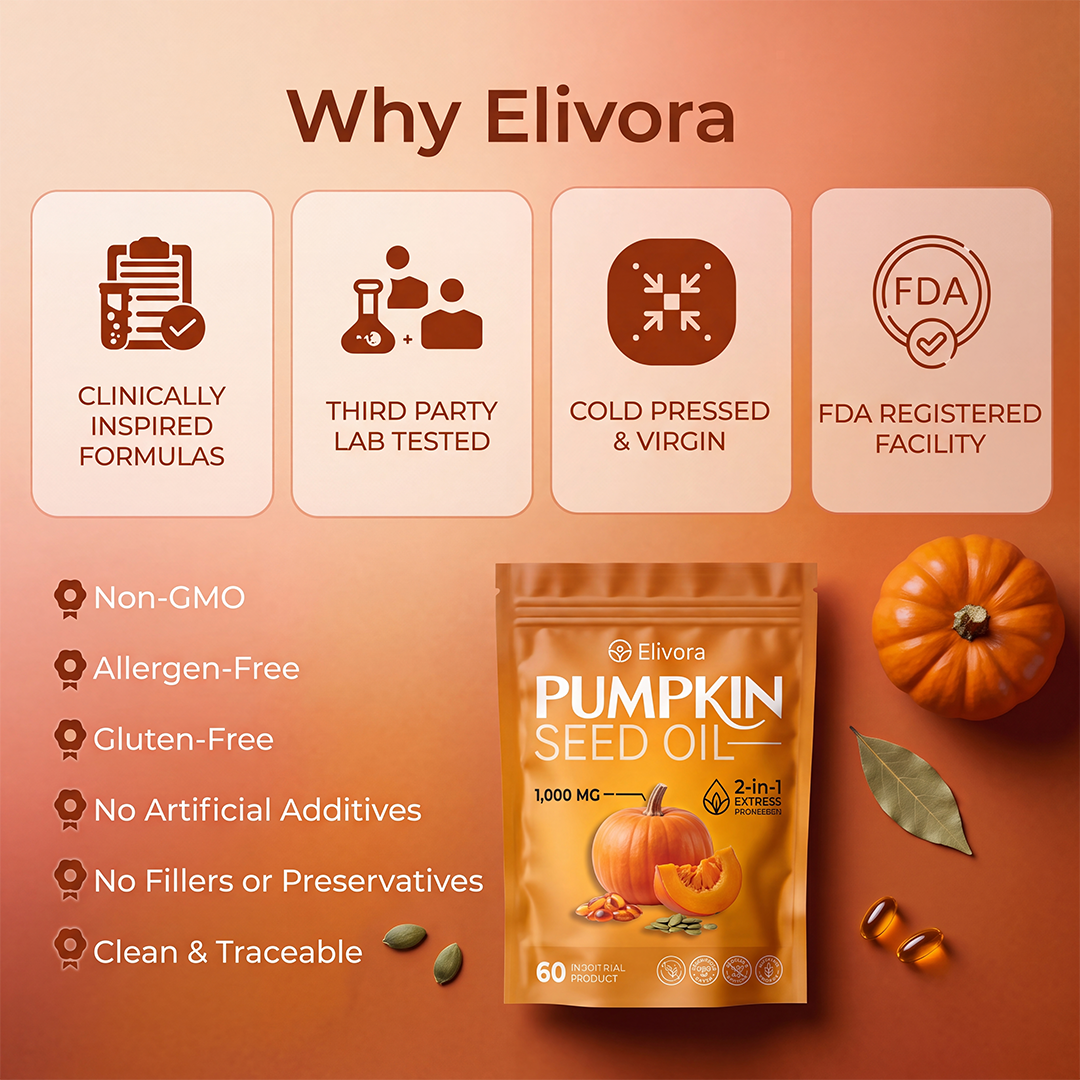 Cold Pressed Pumpkin Seed Oil Softgels