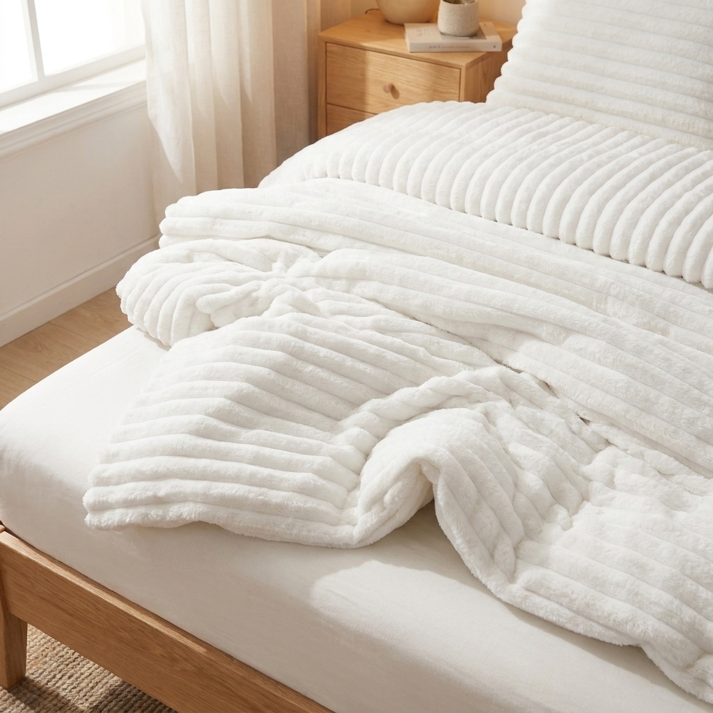 Cozyie Ribbed Channel Comforter