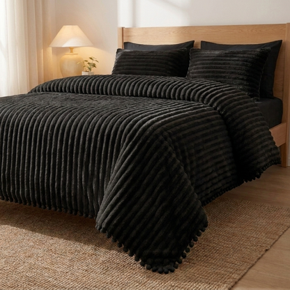 Cozyie Ribbed Channel Comforter