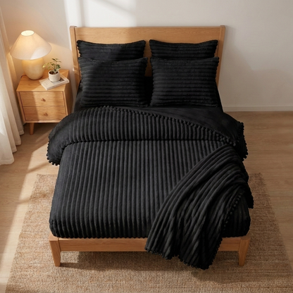 Cozyie Ribbed Channel Comforter