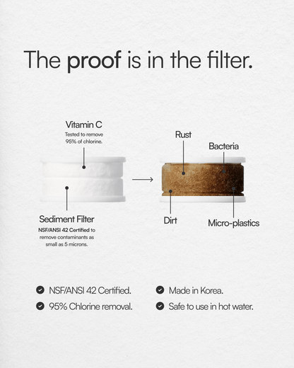 Softening Shower Filter