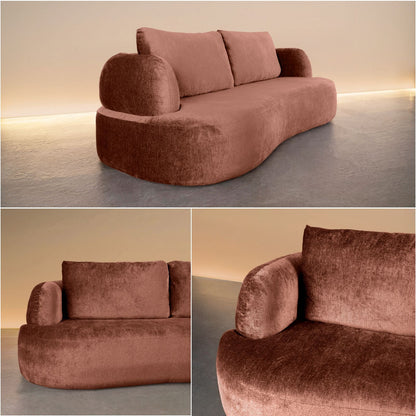 Contour 3 Seat Sofa in Ember