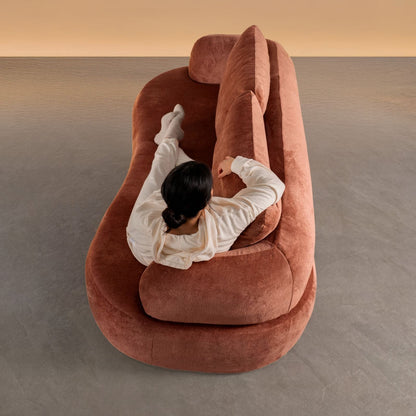 Contour 3 Seat Sofa in Ember